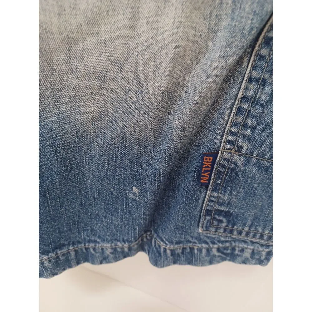 Brooklyn Xpress Patchwork Y2K Style Skaters Shorts‎ Mens Size 36